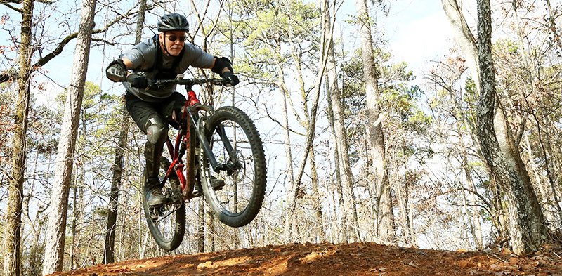 The Sentinel-Record/Corbet Deary BLUE TRAIL: Portions of the first completed section of the blue trail in the Northwoods Trail System offer an exciting ride for intermediate riders, according to The Sentinel-Record’s outdoor writer, Corbet Deary.