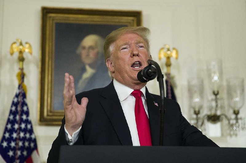 “This is a common-sense compromise both parties should embrace,” President Donald Trump said Saturday. “The radical left can never control our borders. I will never let it happen.” 