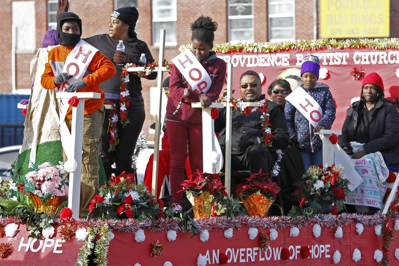MLK Parade: First Place parade winners of the large float division. Terrance Armstard/News-Times
