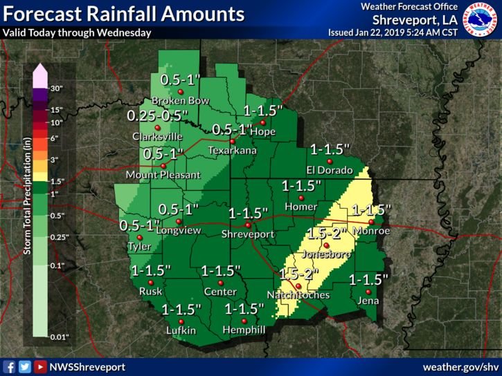 Over 1 inch of rain expected Tuesday night; wind chill in 20s, 30s