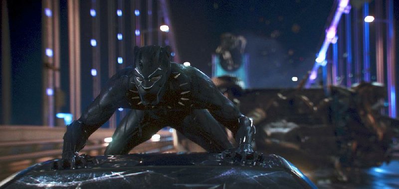 The comics-based Black Panther was among the nominees for best picture. 