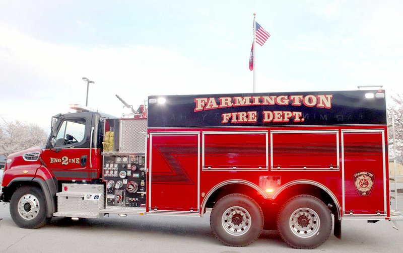 FILE PHOTO -- Farmington Fire Department's fire engine.