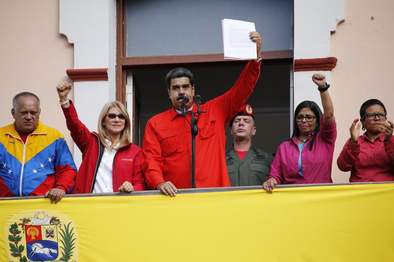 Maduro Faces Off With US Over Venezuela Rival's Power Claim | El Dorado ...