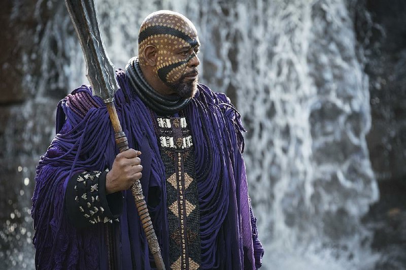 Zuri (Forest Whitaker) is a Wakandan shaman and trusted adviser to King T’Challa in Ryan Coogler’s Black Panther. 