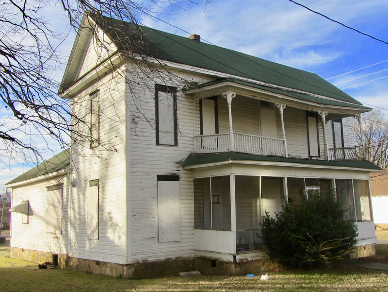 This building once housed The Latimore Tourist Home in Russellville. It is on the National Register of Historic Places and was one of the places black travelers could stay during the Jim Crow era in the South. (Special to the Democrat-Gazette/MARCIA SCHNEDLER)