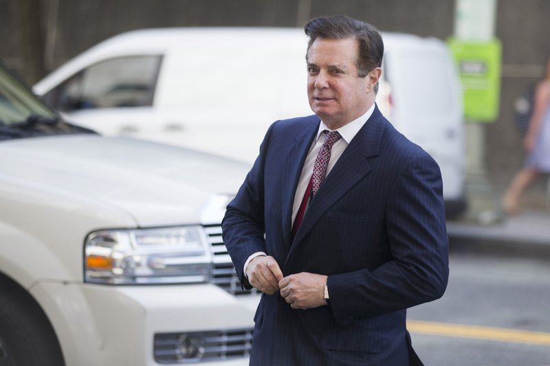 In this file photo Paul Manafort, former campaign manager for Donald Trump, arrives at federal court in Washington on June 15, 2018. 