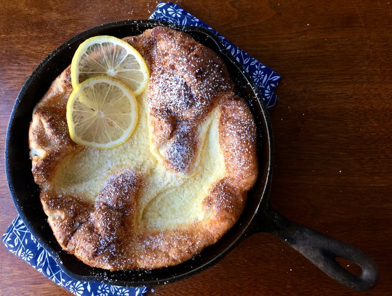 FRONT BURNER: Puffy oven pancake makes a dramatic entrance