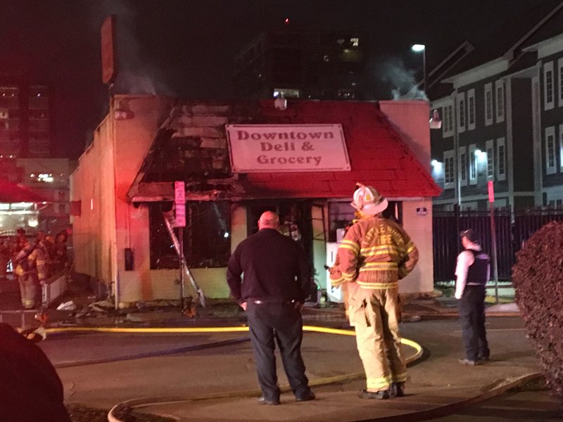 PHOTOS Fire damages deli in downtown Little Rock The Arkansas