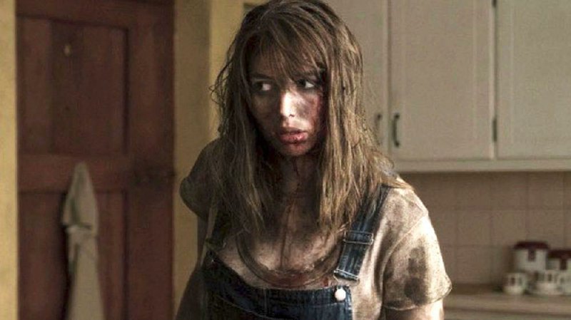 Seana Kerslake stars as Sarah, a mother who moves with her young son Chris (James Quinn Markey) to a country home on the edge of a forest, in the horror film A Hole in the Ground, which premiered as last week’s Sundance Film Festival.