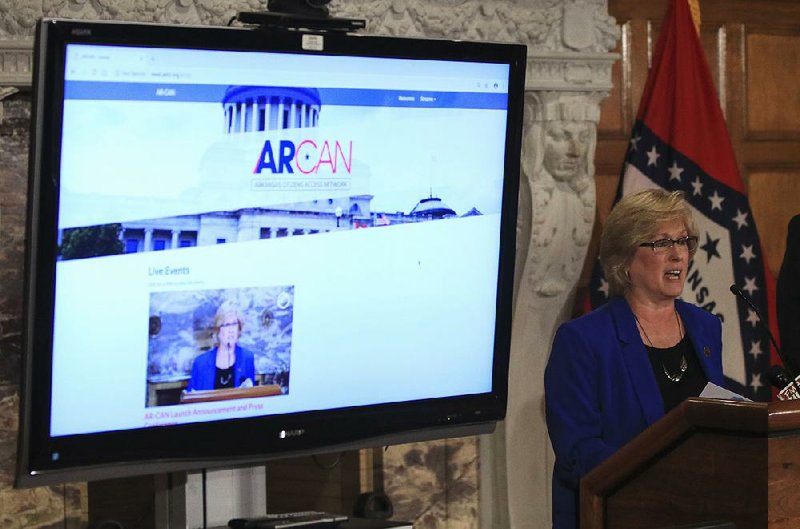 Courtney Pledge, executive director of the Arkansas Educational Television Network, is shown in this file photo.
(Arkansas Democrat-Gazette file photo/Staton Breidenthal)