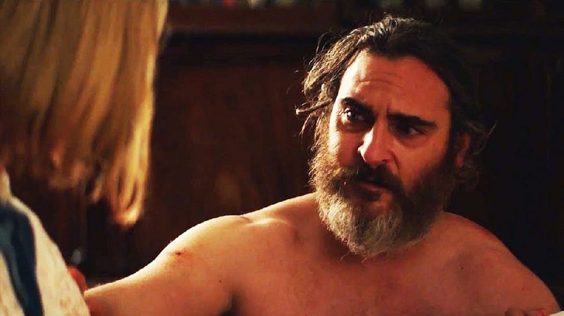 Joaquin Phoenix stars in You Were Never Really Here, Lynne Ramsay’s disturb- ing thriller about a contract killer hunting someone who is exploiting young girls. It is now streaming on Amazon Prime. 