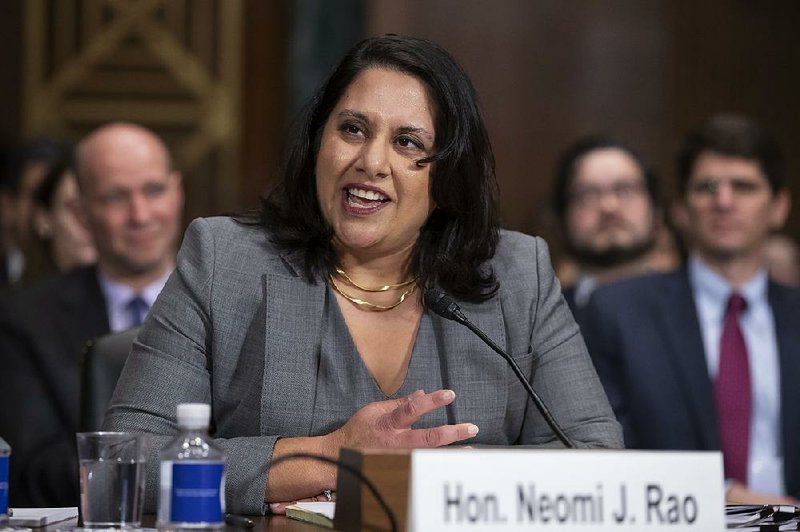 “I like to think I’ve matured as a thinker, writer and indeed as a person,” Neomi Rao said Tuesday at her hearing in the Senate Judiciary Committee. 