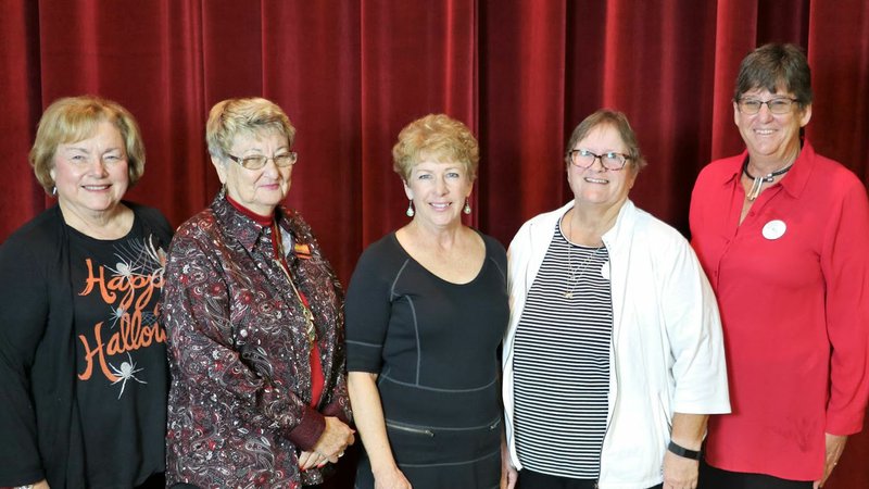 Photo submitted The 9-Hole Women's Golf Association's 2019 officers are, (left) Jan Franklin Secretary, Karin Fowler Treasure, Rhonda Dietz Vice-President, Margo Eckhardt Past President, and Susan Nuttall President.