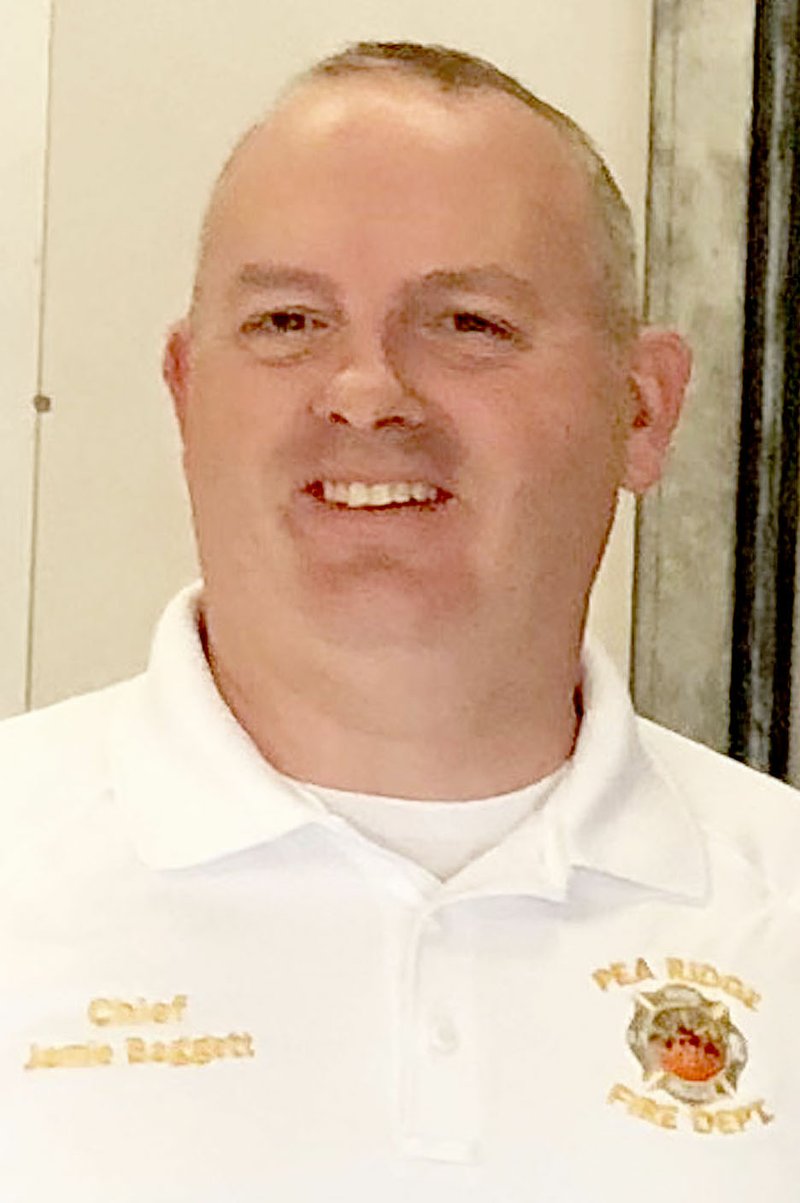 Pea Ridge Fire Chief Jamie Baggett