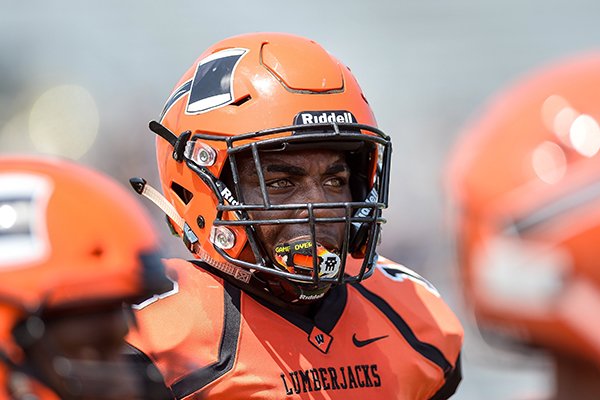 Warren receiver Treylon Burks is shown during a game against Southside Batesville on Saturday, Aug. 25, 2018, in North Little Rock.