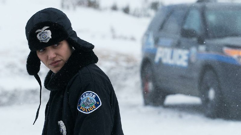 Small town detective Kim Dash (Emmy Rossum) has to deal with a vengeful snowplow driver in Hans Petter Moland’s darkly comic thriller Cold Pursuit. 