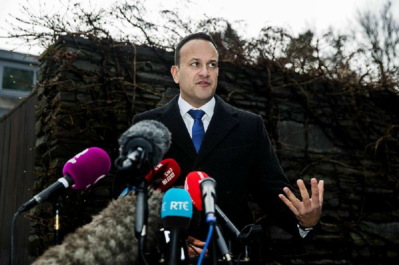 Irish Prime Minister Leo Varadkar said Friday, before his meeting with British counterpart Theresa May, that “today is not a day for negotiations.” 