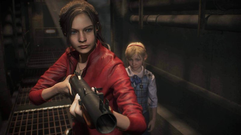 Screen from Resident Evil 2 video game. (Capcom)