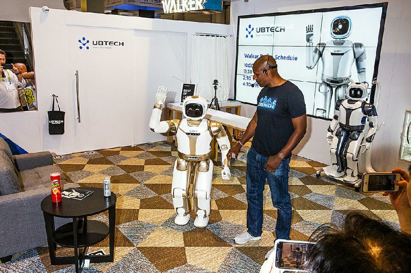 An UBTech Robotics Inc. walker robot is demonstrated at the 2019 Consumer Electronics Show in Las Vegas in January. 