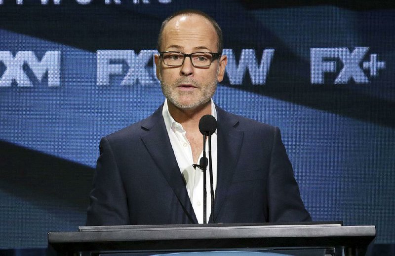 In this Aug. 3, 2018, file photo, John Landgraf, chief executive officer of FX Networks and FX Productions, participates in the executive panel during the Television Critics Association Summer Press Tour in Beverly Hills, Calif. Landgraf claims that Netflix is using cloudy measurements to claim increasing dominance among viewers. 