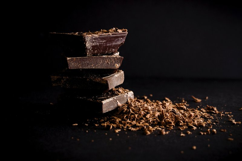 Dark chocolate Photo by Stocksnap (Pixabay)