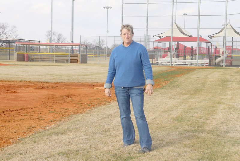 LYNN KUTTER ENTERPRISE-LEADER Laurie Adkins is the new sports complex manager/program director for Farmington Sports Complex on Southwinds Drive.