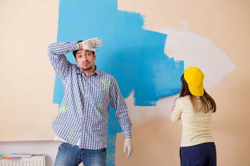 TNS/DREAMSTIME
Interior painting is the most common DIY project, but it doesn't always go as planned. 