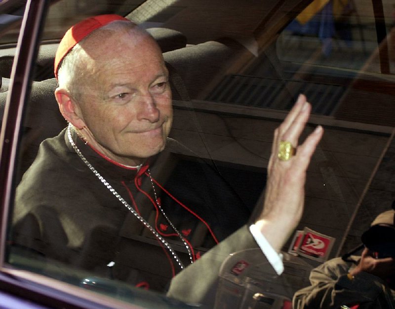 Theodore McCarrick of the Archdiocese of Washington, shown arriving at the Vatican in 2002, is the first American cardinal to be expelled from the priesthood. 