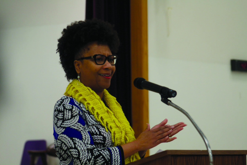 Speaker: El Dorado Mayor Veronica Smith-Creer was the guest speaker at the Junction City School District' annual Black History Month program where she spoke on what it takes to be a trail blazer and some of the challenges that she faced during the election when she was elected as the first African American and the first female mayor.