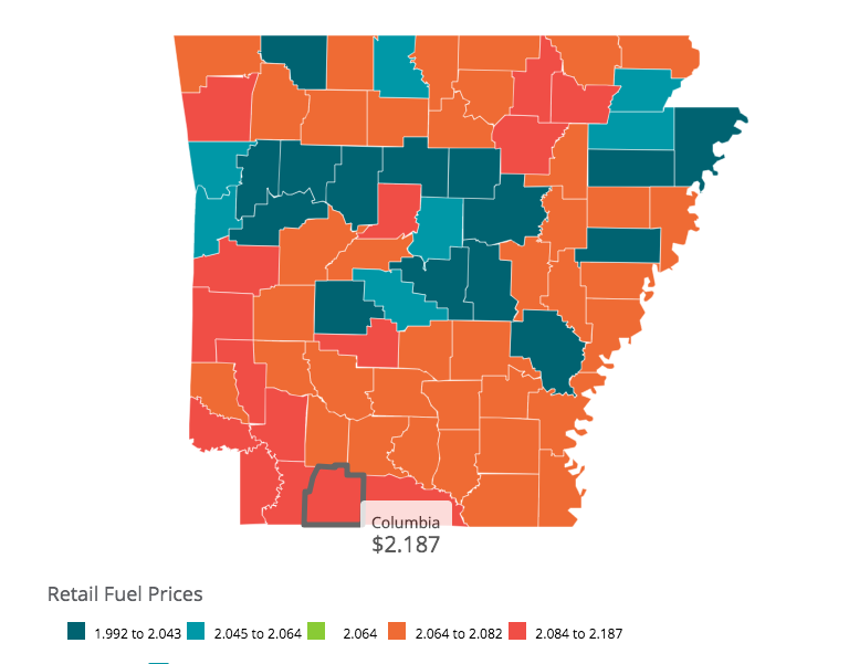 Fuel prices rise slightly; county sees costliest regular gas in state