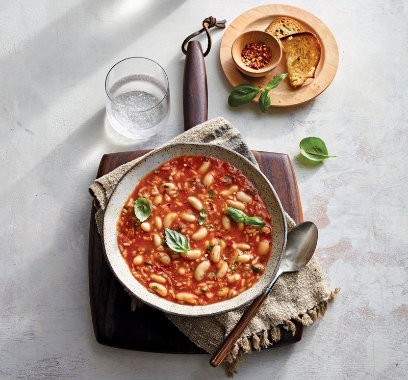 Alison Miksch (Oxmoor House)
Hearty Italian White Bean Basil Soup
