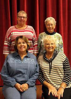 Photo submitted The Bella Vista Women's 18-Hole Golf Club officers elected for the 2019 season are Ronnie Nelson (front, left), vice president; Ellen Shelley, president; Vicki Styles (back, left), treasurer; and Jan Holm, secretary.