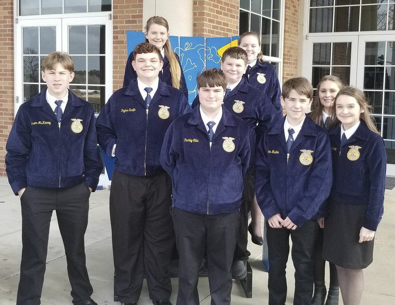 Camden Fairview FFA contest participants Camden News