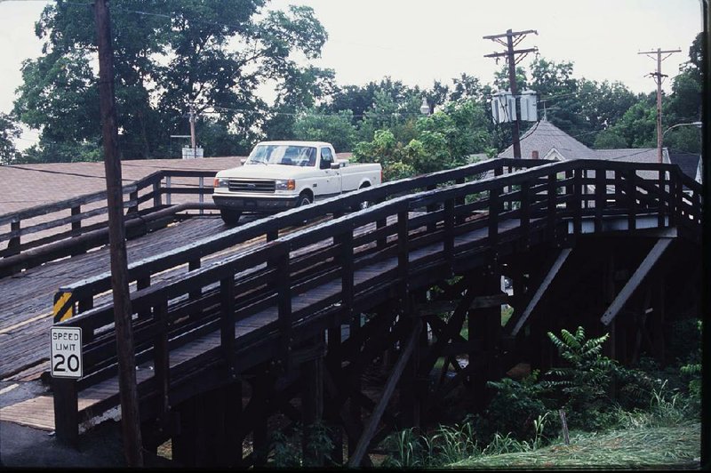 The 14th Street bridge, shown here on Aug. 8, 1994, was closed last March over structural safety concerns, according to North Little  Rock’s mayor. 