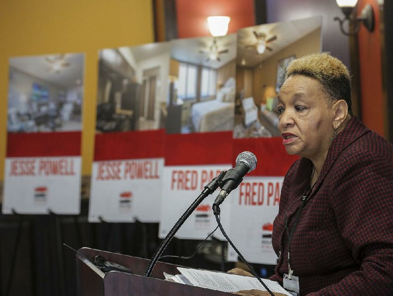 Leta Anthony, chairperson of the board of the Metropolitan Housing Alliance, sis shown in this file photo.