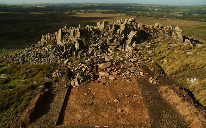 The Carn Goedog bluestone quarry in the Welsh hills is one of two sources used to build Stonehenge, researchers say. 