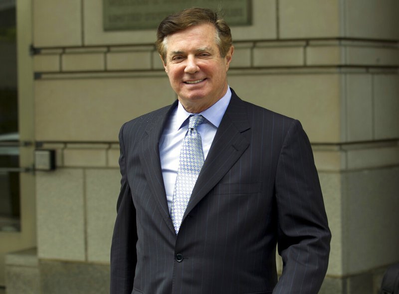 In this May 23, 2018 file photo, Paul Manafort, President Donald Trump's former campaign chairman, leaves the Federal District Court after a hearing in Washington. (AP Photo/Jose Luis Magana, File)