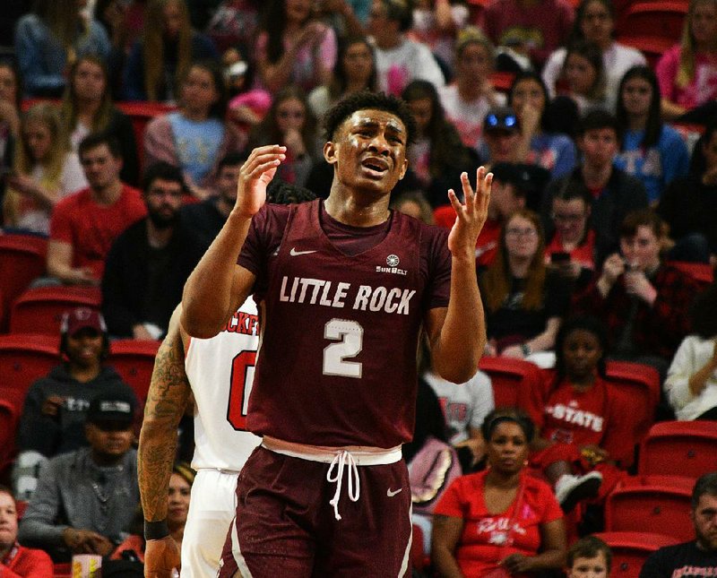 Deondre Burns and the UALR Trojans need to remain ahead of at least two Sun Belt Conference teams to earn a berth in to the Sun Belt Tournament next month.