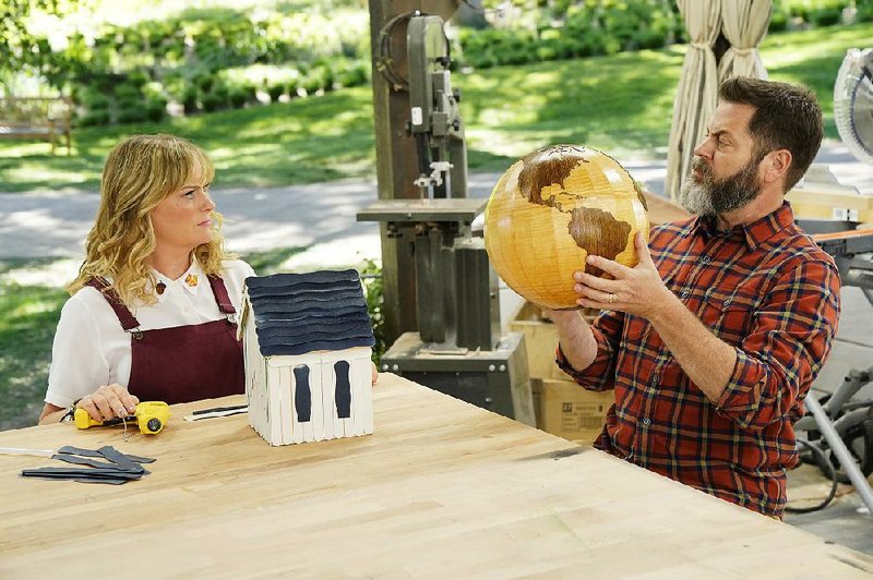 NBC’s competitive craft show, Making It, stars Amy Poehler and Nick Offerman and kicks off with the words: “Life is stressful enough. Let’s make a show that makes you feel good!” 