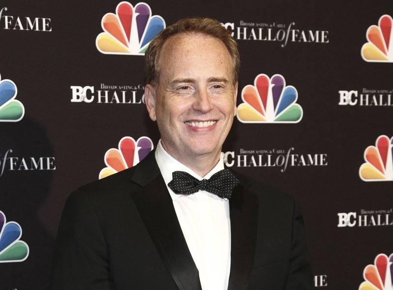FILE - In this Oct. 16, 2017 file photo, Robert Greenblatt poses in the press room at the Broadcasting &amp; Cable Hall of Fame Awards 27th Anniversary Gala in New York. WarnerMedia is hiring former NBC Entertainment chairman Robert Greenblatt as chairman of its entertainment and direct-to-consumer divisions in a reorganization (Photo by Andy Kropa/Invision/AP, File)