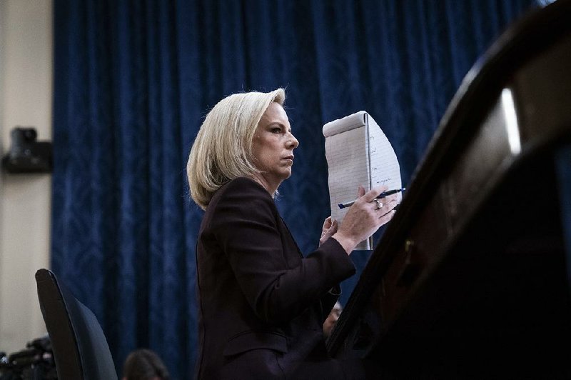 “Our capacity is already severely strained, but these increases will overwhelm the system entirely,” Homeland Security Secretary Kirstjen Nielsen told the House Homeland Security Committee on Wednesday. 