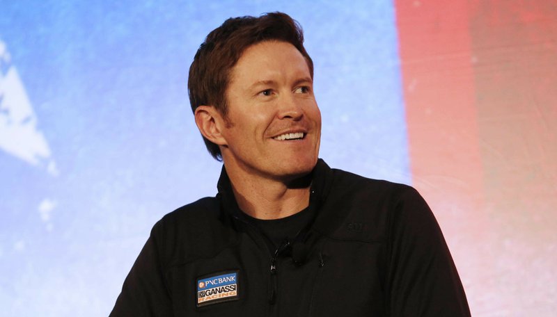 Indycar driver Scott Dixon, of New Zealand, attends the Texas Motor Speedway media day in Fort Worth, Texas, Wednesday, Feb. 27, 2019. 