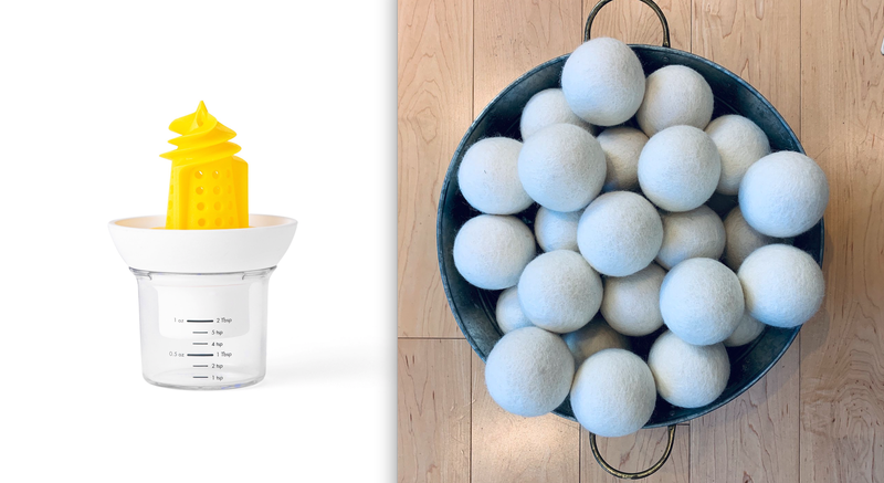 Lemondrop Citrus Juicer and Jack and Mary Designs Wool Dryer Balls