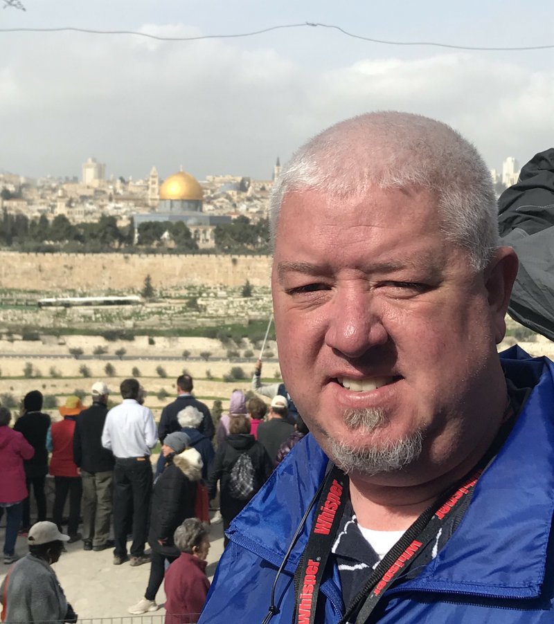 Salvation Army Capt. Jason Perdieu at the Dome of the Rock on Temple Mount in Jerusalem, Israel. Contributed photo