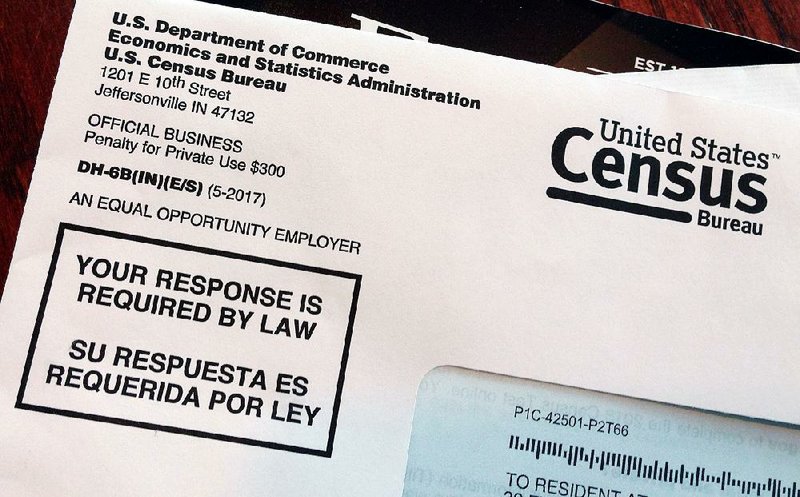 This letter sent in March 2018 was part of the only test run for the 2020 census. Census day is April 1, 2020. 