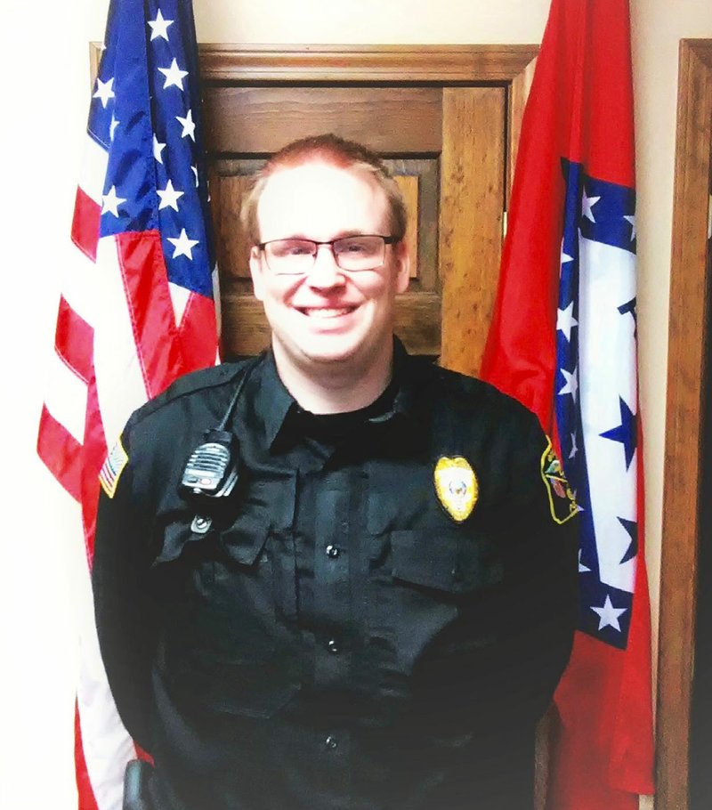 Submitted Photo Jeremy McGarrah is Gravette's newest police officer.