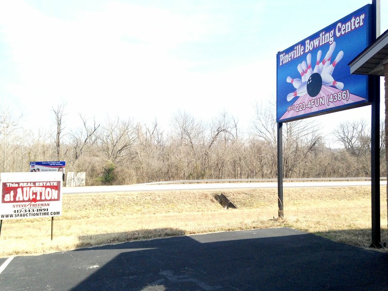 Sally Carroll/McDonald County Press Steve Freeman will serve as auctioneer when the Pineville Bowling Center goes up for auction at noon, Friday, March 15. The auction will take place at the center, 13765 Highway 71, Pineville.