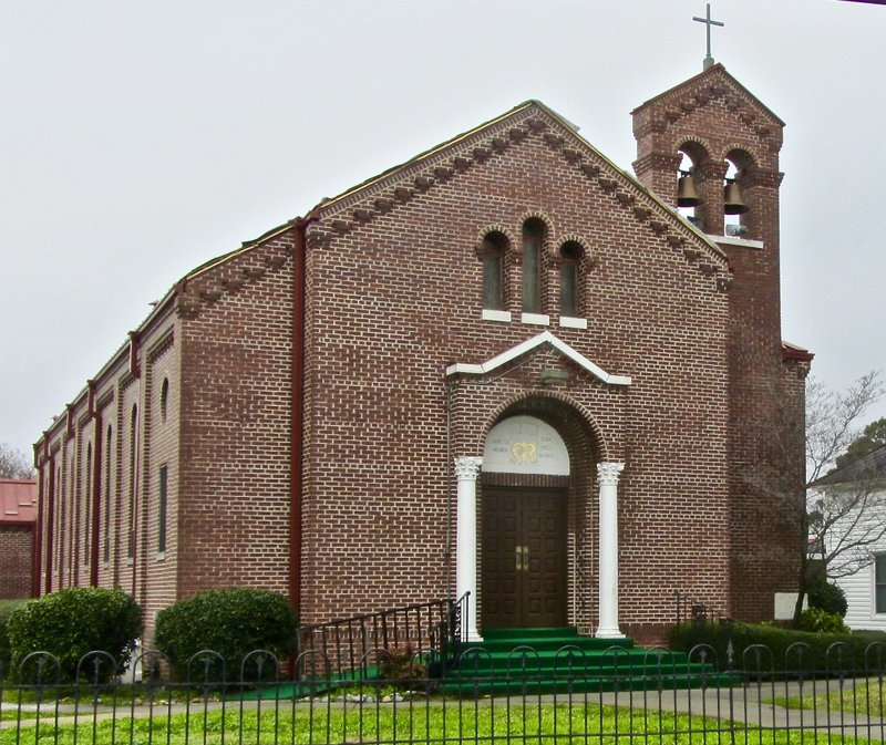 Our Lady of the Lake Church in Lake Village has a museum that depicts the history of the parish and its Italian heritage. (Special to the Democrat-Gazette/MARCIA SCHNEDLER)