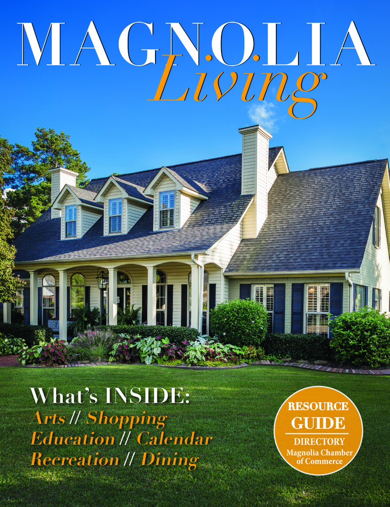The cover of the new "Magnolia Living" community guidebook.