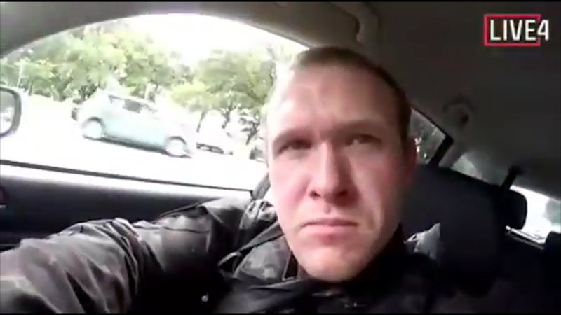 This image taken from the alleged shooter’s video, which was filmed Friday, March 15, 2019, shows him as he drives and he looks over to three guns on the passenger side of his vehicle in New Zealand. A witness says many people have been killed in a mass shooting at a mosque in the New Zealand city of Christchurch. Police have not described the scale of the shooting but urged people to stay indoors. (AP Photo)


